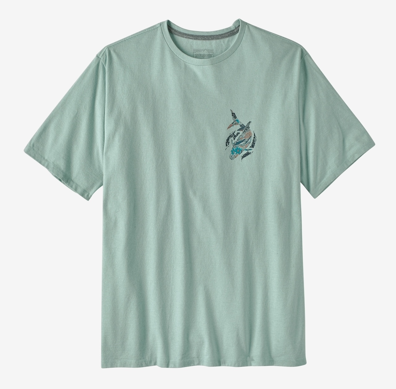 Patagonia M's Take a Stand Responsibili-Tee - Sandflat Bonefish: Wispy Green - Medium